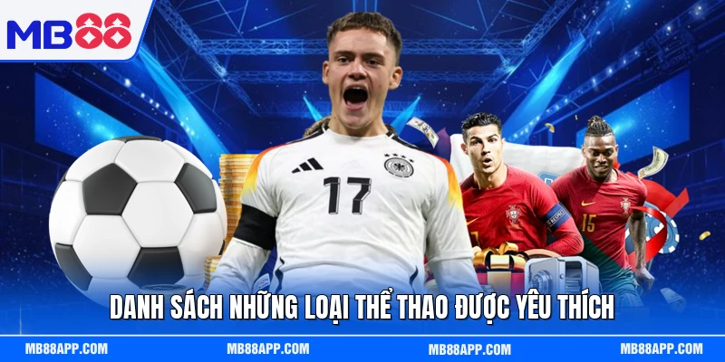 Danh sách những loại thể thao được yêu thích 